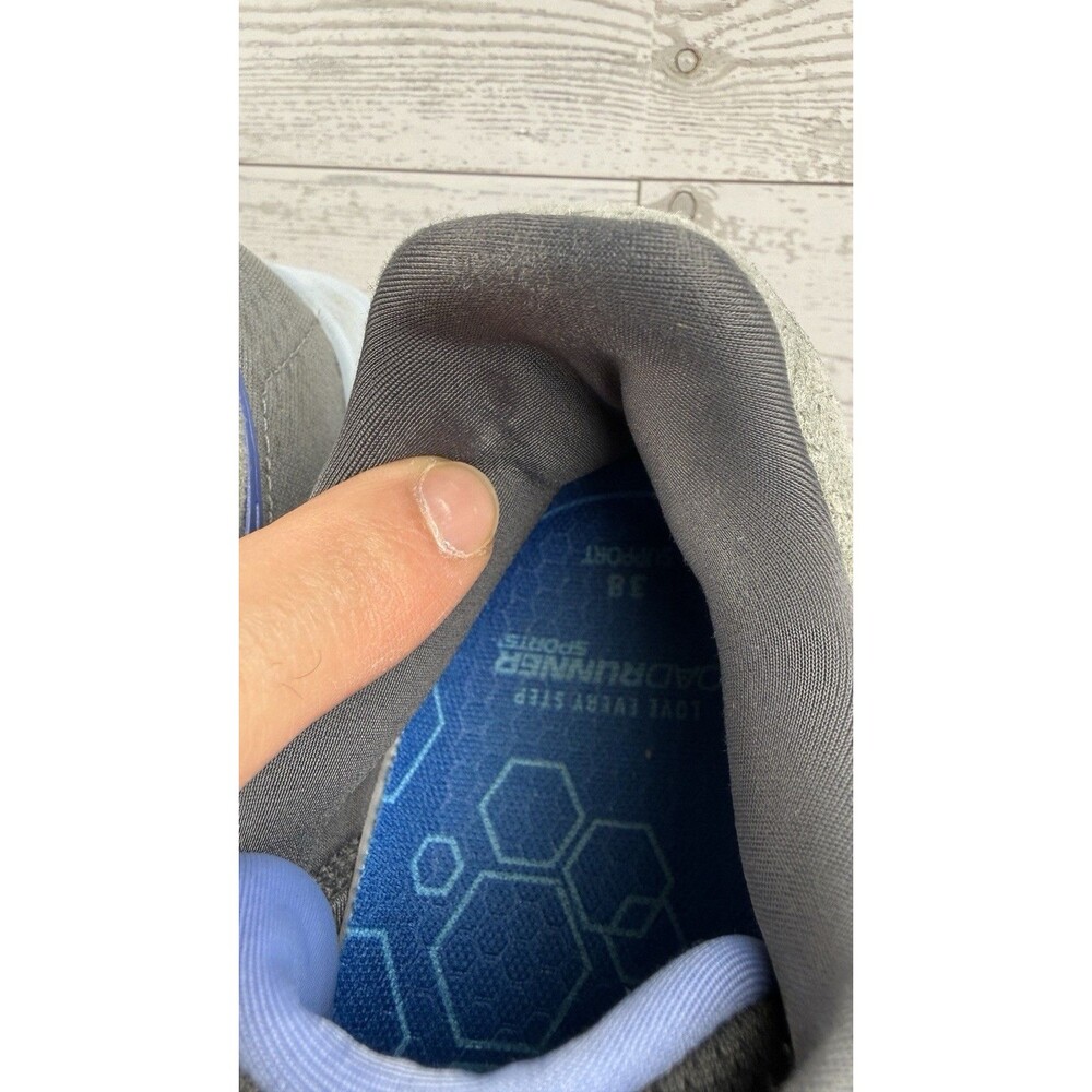 Saucony Ride 16 Womens Size 8 Gray Blue Athletic Running Shoes READ! #553 - Picture 4 of 7